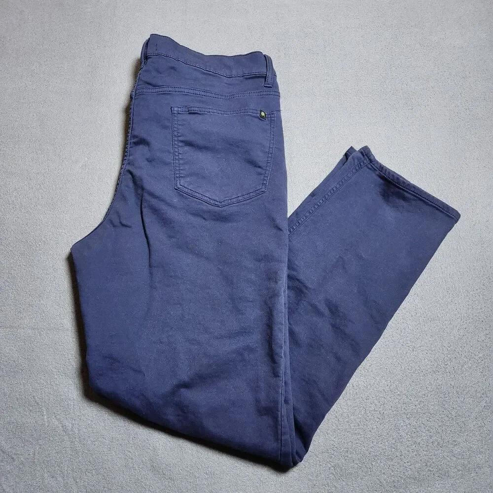 Banana Republic Chino Pants Men 38X32(31) Navy Straight Leg